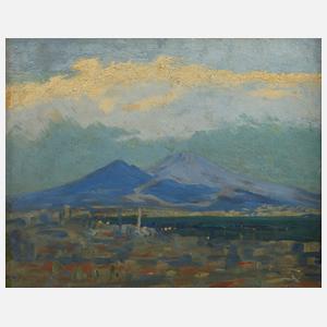 Der Vesuv bei Neapel