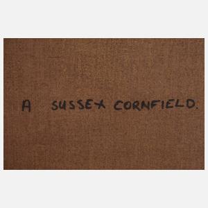 Ein Kornfeld in Sussex