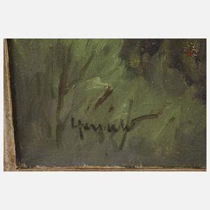 "Blick auf Rudelsburg und Saaleck"