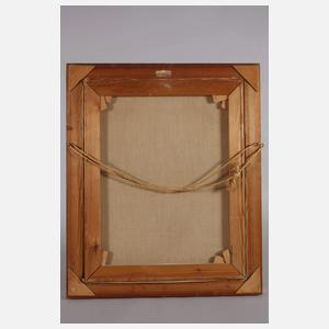 Blumenstillleben in einer Mauernische