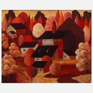 Kuhn, Häuser und Wald