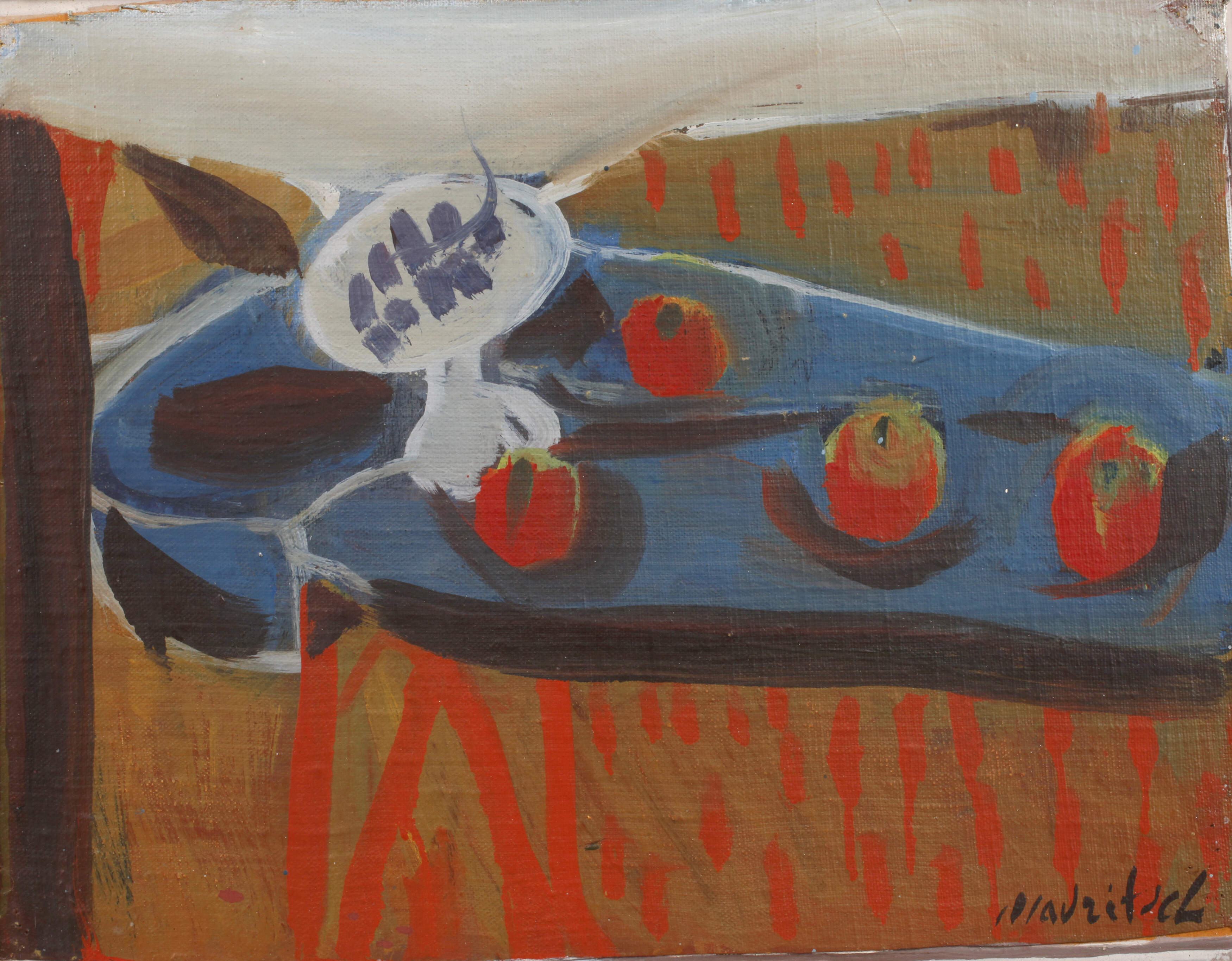 Karl Madritsch, "Stillleben mit Äpfeln"