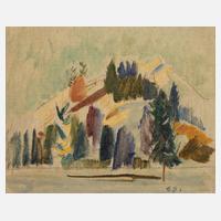 Herbstlicher Blick auf einen Berg111