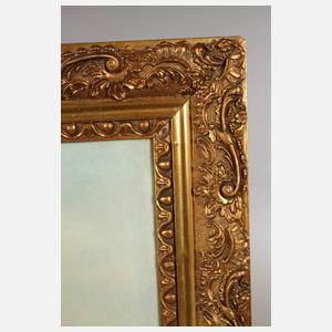 Goldstuckleiste mit Landschaftsgemälde