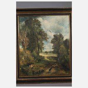 Rahmen mit Kunstdruck nach John Constable