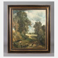 Rahmen mit Kunstdruck nach John Constable111