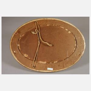 Ovalrahmen mit Blumenstillleben