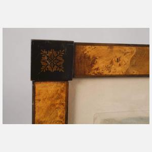 Paar Biedermeierrahmen mit Graphiken