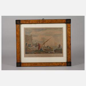 Paar Biedermeierrahmen mit Graphiken