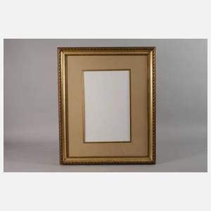 Paar Stuckleisten mit Passepartout