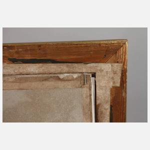 Paar Stuckleisten mit Passepartout