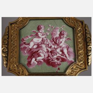 Emaillemalerei im Miniaturrahmen