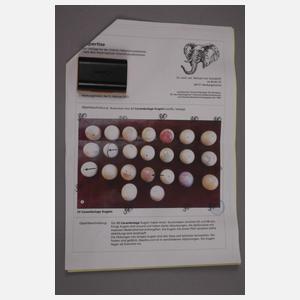 Konvolut Billardkugeln