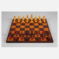 Schachspiel in Bernsteinoptik111