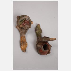 Konvolut Pfeifen und Zigarettenspitzen