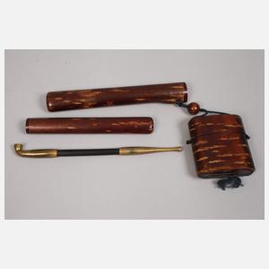 Konvolut Pfeifen und Zigarettenspitzen