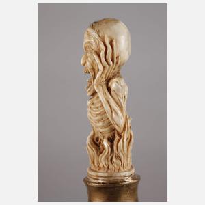 Spazierstock Memento Mori