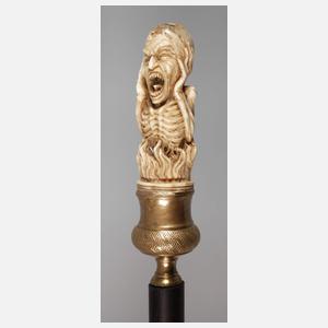 Spazierstock Memento Mori