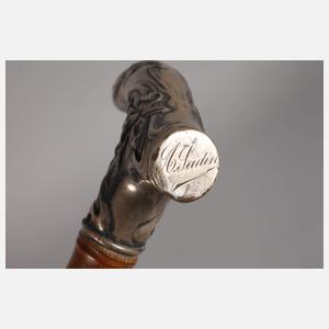 Schirm mit Silbergriff