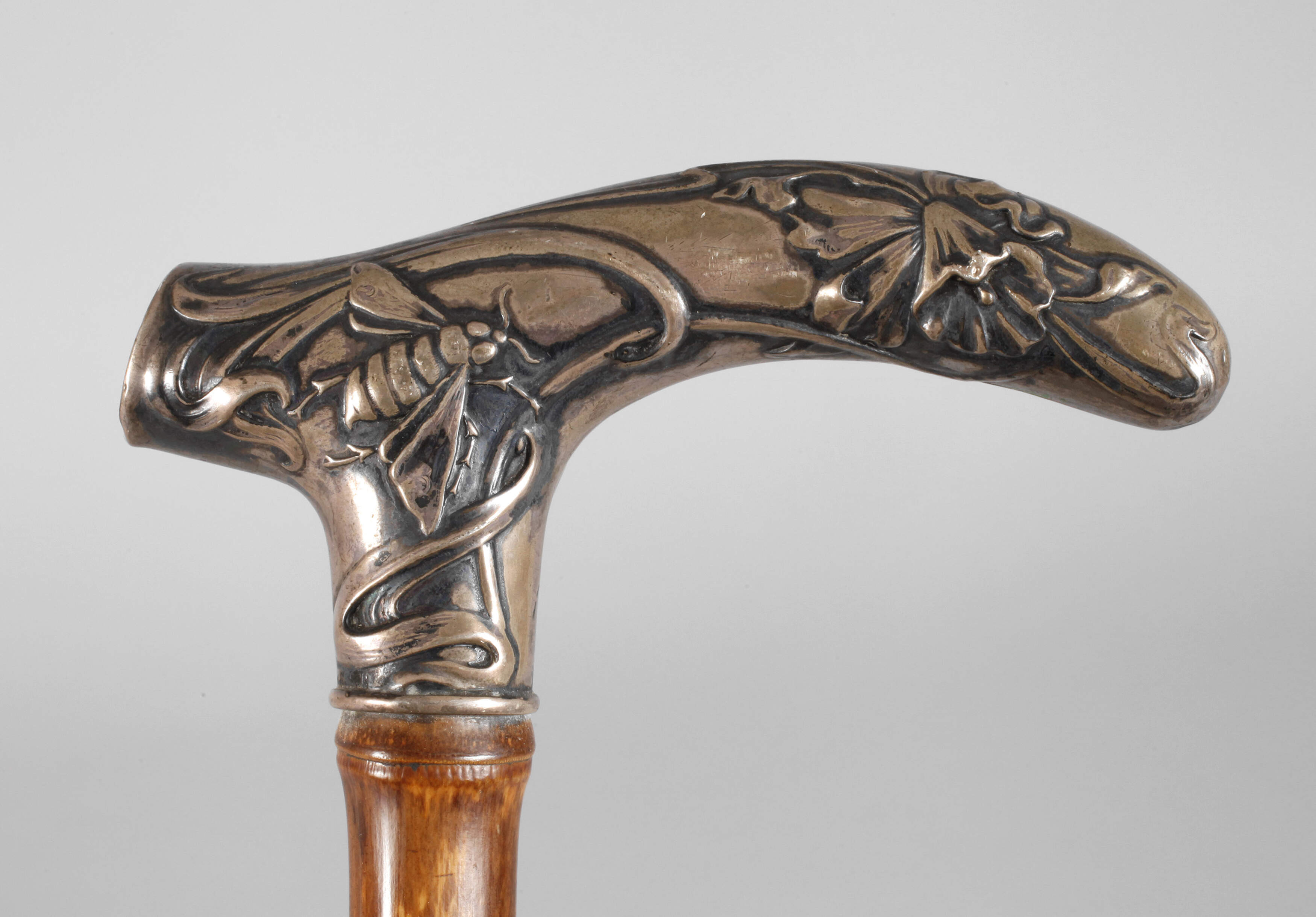 Schirm mit Silbergriff