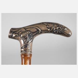 Schirm mit Silbergriff