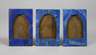 Drei Tischbilderrahmen Lapislazuli