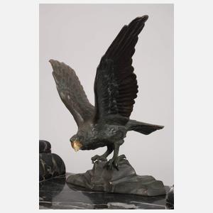 Monumentale Schreibtischgarnitur