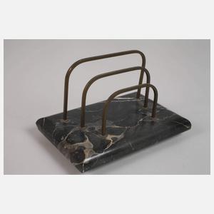 Monumentale Schreibtischgarnitur