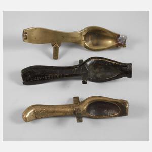 Drei Gussformen Löffel