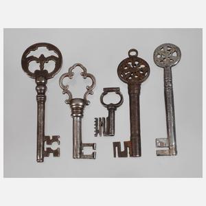Konvolut historische Schlüssel