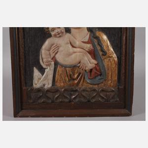 Geschnitztes Andachtsbild