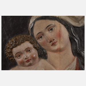 Geschnitztes Andachtsbild