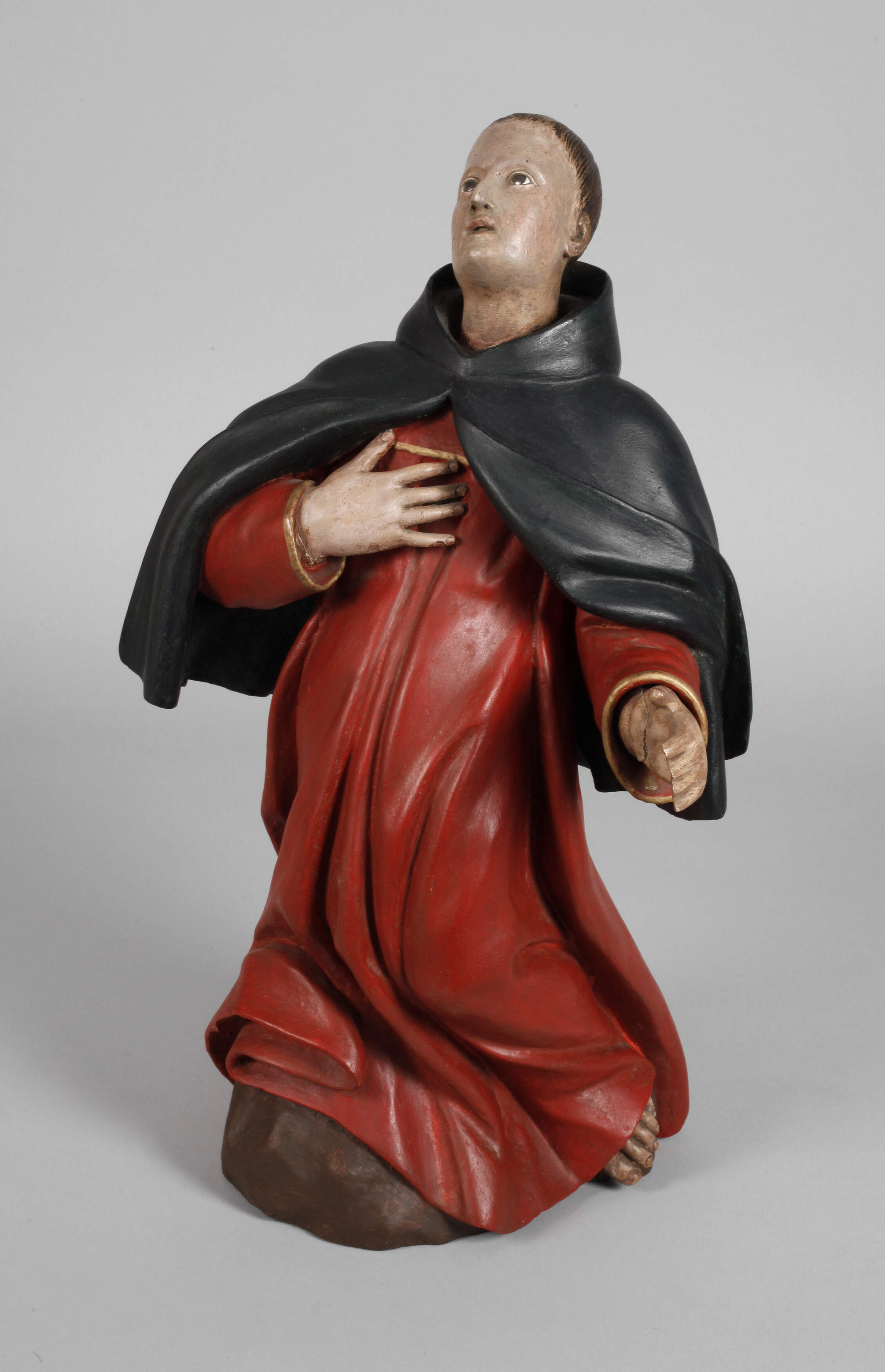 Geschnitzte Heiligenfigur