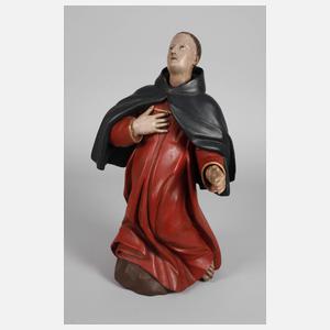 Geschnitzte Heiligenfigur