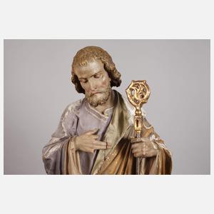 Geschnitzte Heiligenfigur