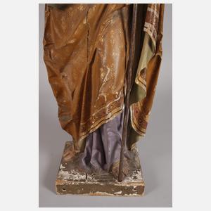 Geschnitzte Heiligenfigur