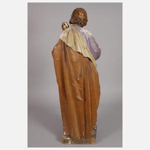 Geschnitzte Heiligenfigur
