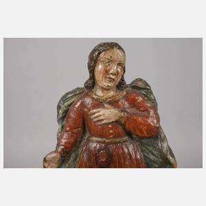 Geschnitzte Heiligenplastik
