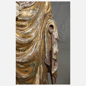 Geschnitztes Marienbildnis