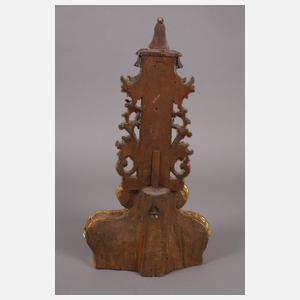 Geschnitzte Heiligenplastik