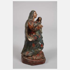 Terrakottafigur Heilige Anna