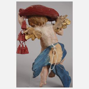 Geschnitzter Schwebeengel