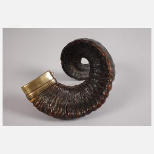 Horn mit Messingmontur