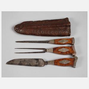 Fuhrmannsbesteck mit Klappmesser