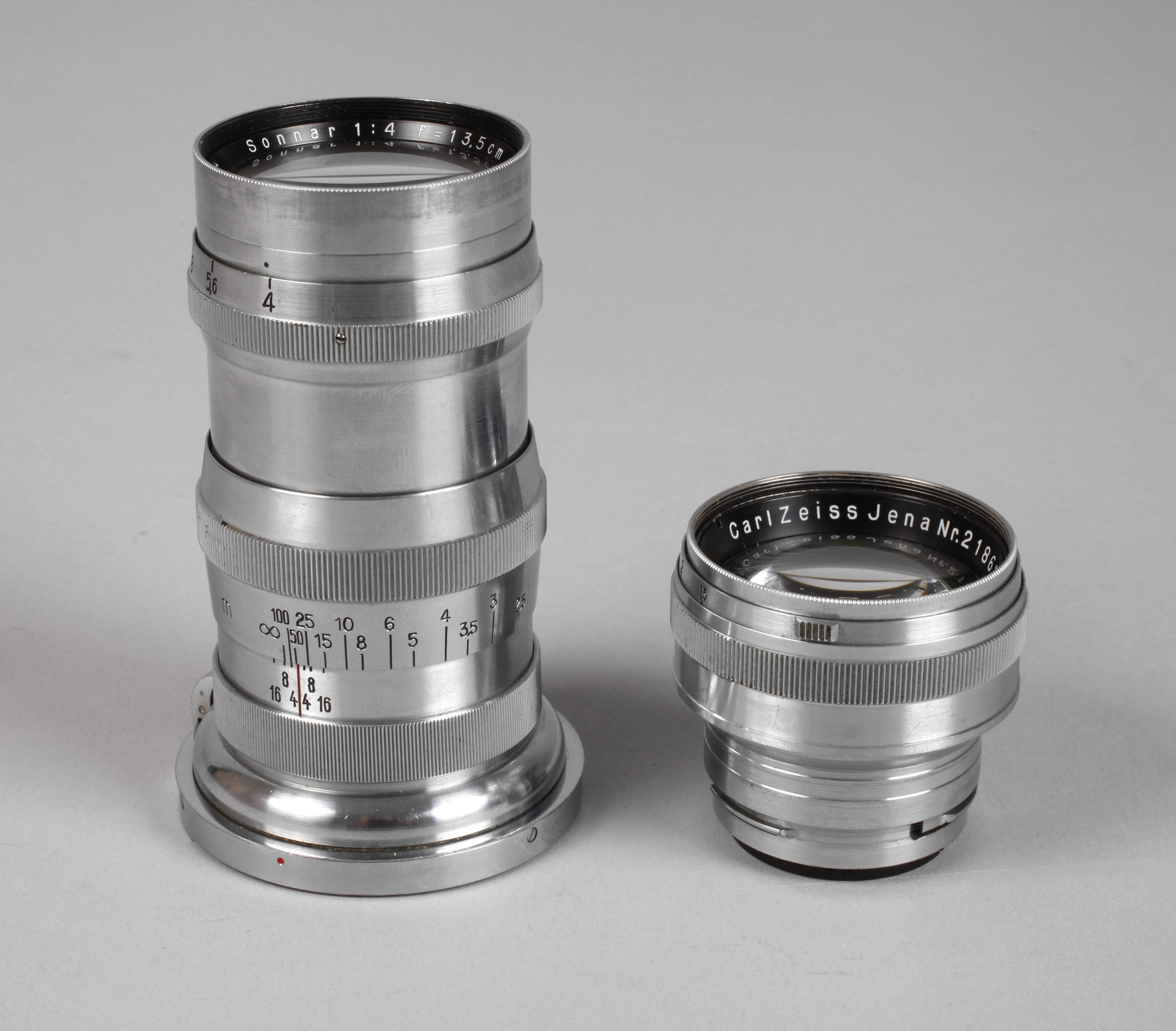Zwei Objektive