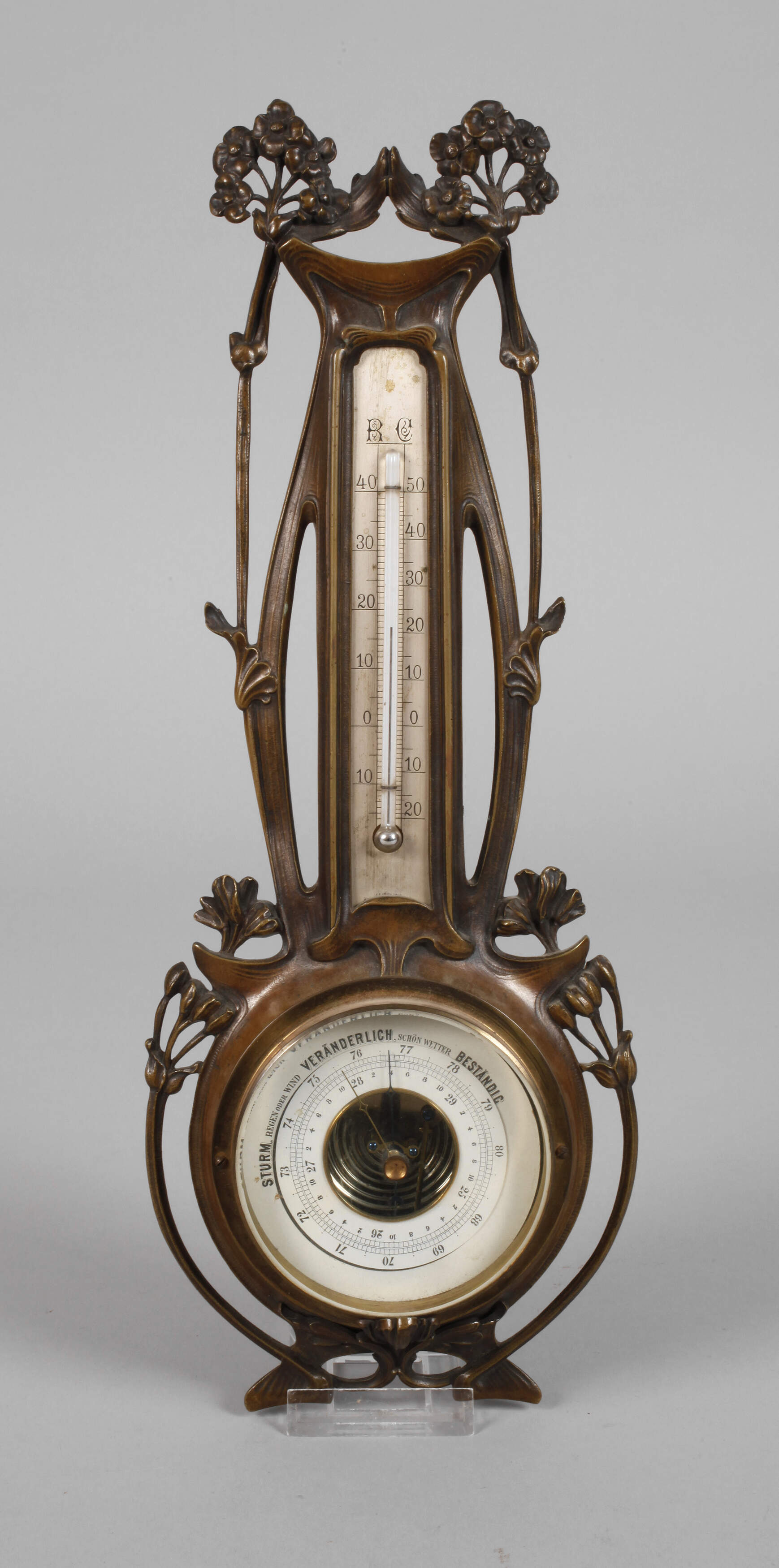 Wandbarometer Jugendstil