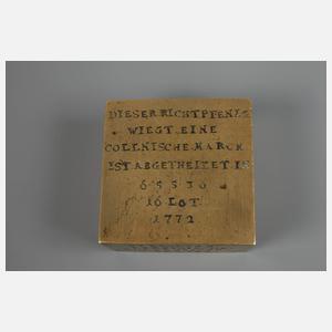 Gewicht Kölner Mark