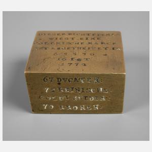 Gewicht Kölner Mark