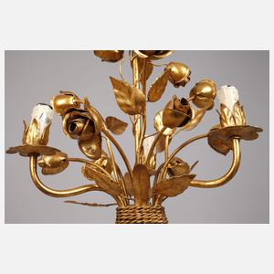 Florale Deckenlampe