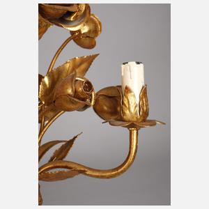 Florale Deckenlampe